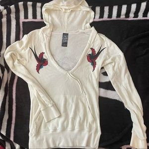 Crash and burn hoodie hell bent heaven sent sparrows medium